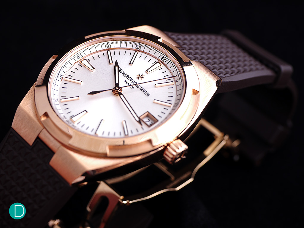The Vacheron Constantin Overseas Automatic, featuring a stunning gold case.