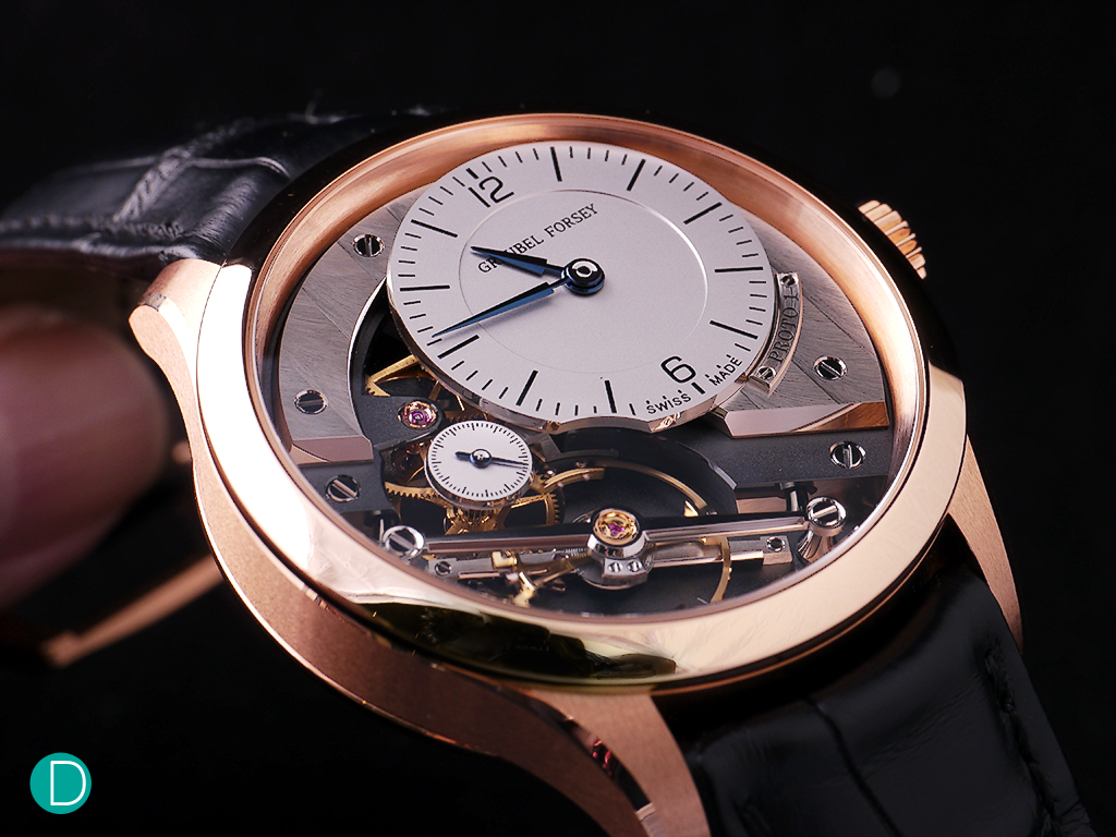 The case of the Greubel Forsey Signature 1 is classical Greubel Forsey, though in smaller proportions than regular GF offerings. The case is 41.1mm diameter, and 11.7mm thick.