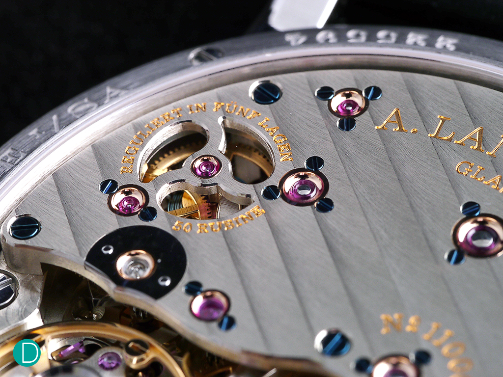 Magnificent finishing is a feature of Lange, and the L094 is no exception. 