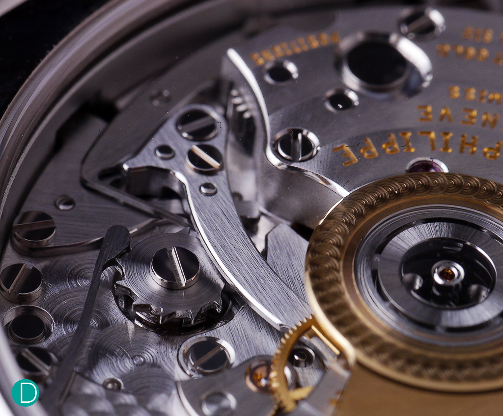 Movement finish is to the very high level demanded by clients, and in accordance to the Patek Philippe Seal.