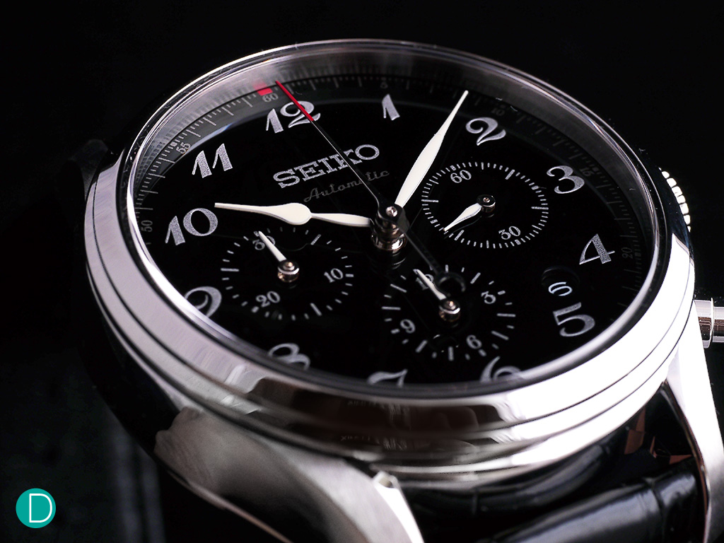 seiko-pressage-blackdial Seiko Presage 60th Anniversary Automatic Limited Edition Chronograph